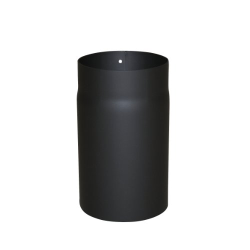 Ofenrohr Senotherm® 2 mm Ø 150 mm hitzebeständig lackiert, gerade - Rauchrohr, Kaminrohr schwarz - für Pellettofen und Kamine - Länge: 250 mm