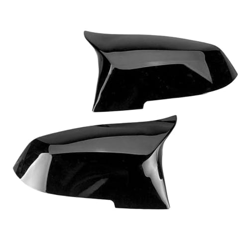 Kompatibel mit 1 2 3 4 Series M 220i 328i 420i F20 F21 F22 Auto-Ersatz-Rückspiegel-Abdeckung, Flügelkappe, Außentür-Gehäuseverkleidung (Color : Black)