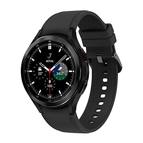 Samsung Galaxy Watch4 Classic, Runde LTE Smartwatch, Wear OS, drehbare Lünette, Fitnessuhr, Fitness-Tracker, 46 mm, Black inkl. 36 Monate Herstellergarantie [Exkl. bei Amazon]