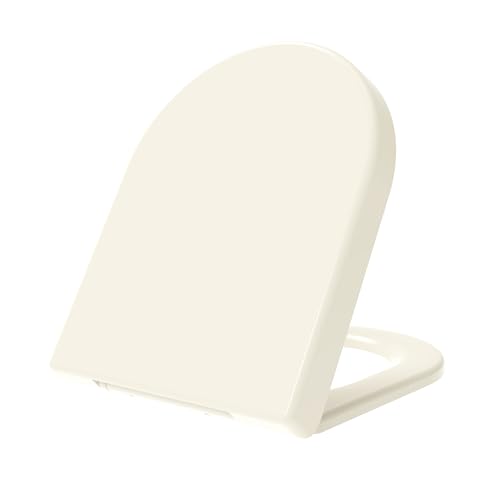 Grünblatt Premium Duroplast WC Sitz mit Absenkautomatik, abnehmbar zur Reinigung, Farbe Pergamon (D-Form)