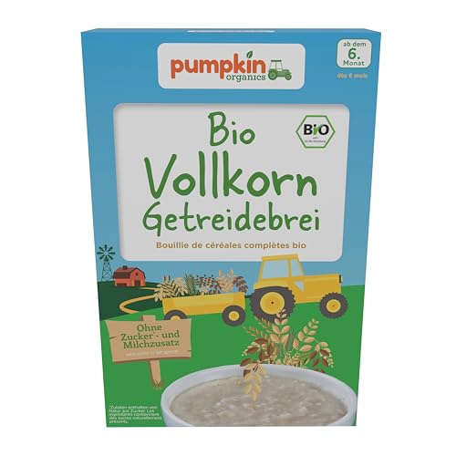 Pumpkin Organics Getreidebrei - 6-Korn mit Buchweizen, 200g (12er Pack)