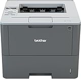 Brother HL-L6250DN A4 monochrom Laserdrucker (46 Seiten/Min., Drucken, 1.200 x 1.200 dpi, Print AirBag für 400.000 Seiten), grau