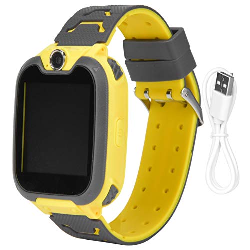 Demeras wasserdichte Smartphone-Uhr Kid Touchscreen-Smartwatch Kultivierendes Interesse Reduzieren Sie Druckstress(Yellow)