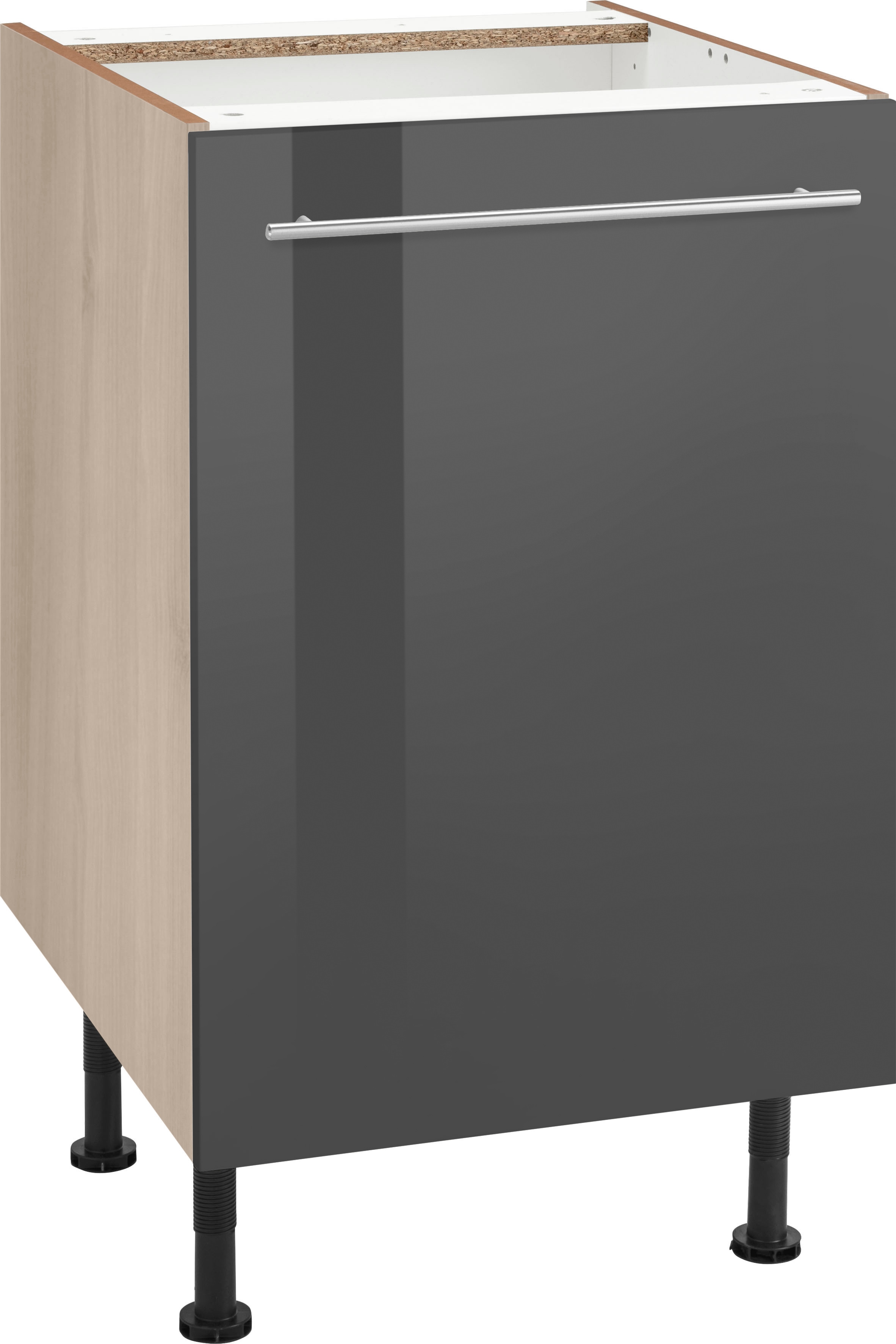 OPTIFIT Unterschrank "Bern", 50 cm breit, mit 1 Tür mit höhenverstellbaren Füßen, mit Metallgriff