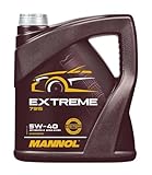 MANNOL Extreme 5W-40 API SN/CF Motorenöl, 4 Liter