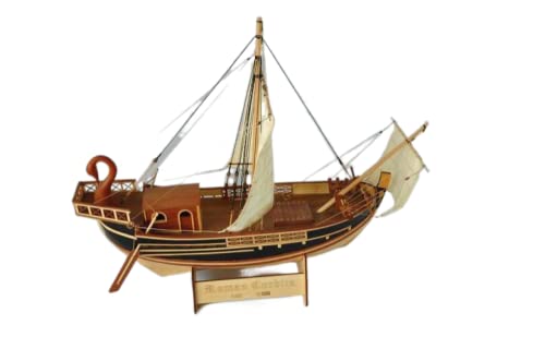 Holzschiff Modelle Kits Klassisches Römisches Handelsschiffsmodell Im Maßstab 1/50, Römisches Corbita-Handelsboot, Antikes Rom, Frachtschiff, Sc-Modell