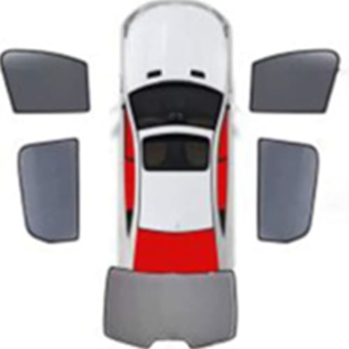 Auto Seitenfenster Sonnenschutz für Jeep Wrangler Rubicon Two-Door 2014-2022,Hochelastisches Material Vorne und Hinten Sonnenschutz UV Schutz Atmungsaktiv Sonnenblende,F