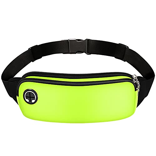Laufen Hüfttasche für Damen & Herren Fitness Workout Tasche Leicht für Laufen Reisen Wandern Walking, grün, Einheitsgröße