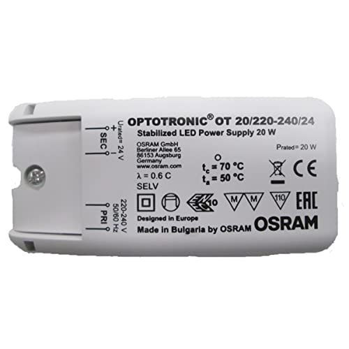 OSRAM OT 20/220-240/24 VS20 LED-Trafo Konstantspannung 20 W 0.02 - 0.83 A 24 V/DC