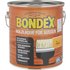 BONDEX Wetterschutzfarbe »Holzlasur für außen«, eiche hell, lasierend, 2.5l - braun