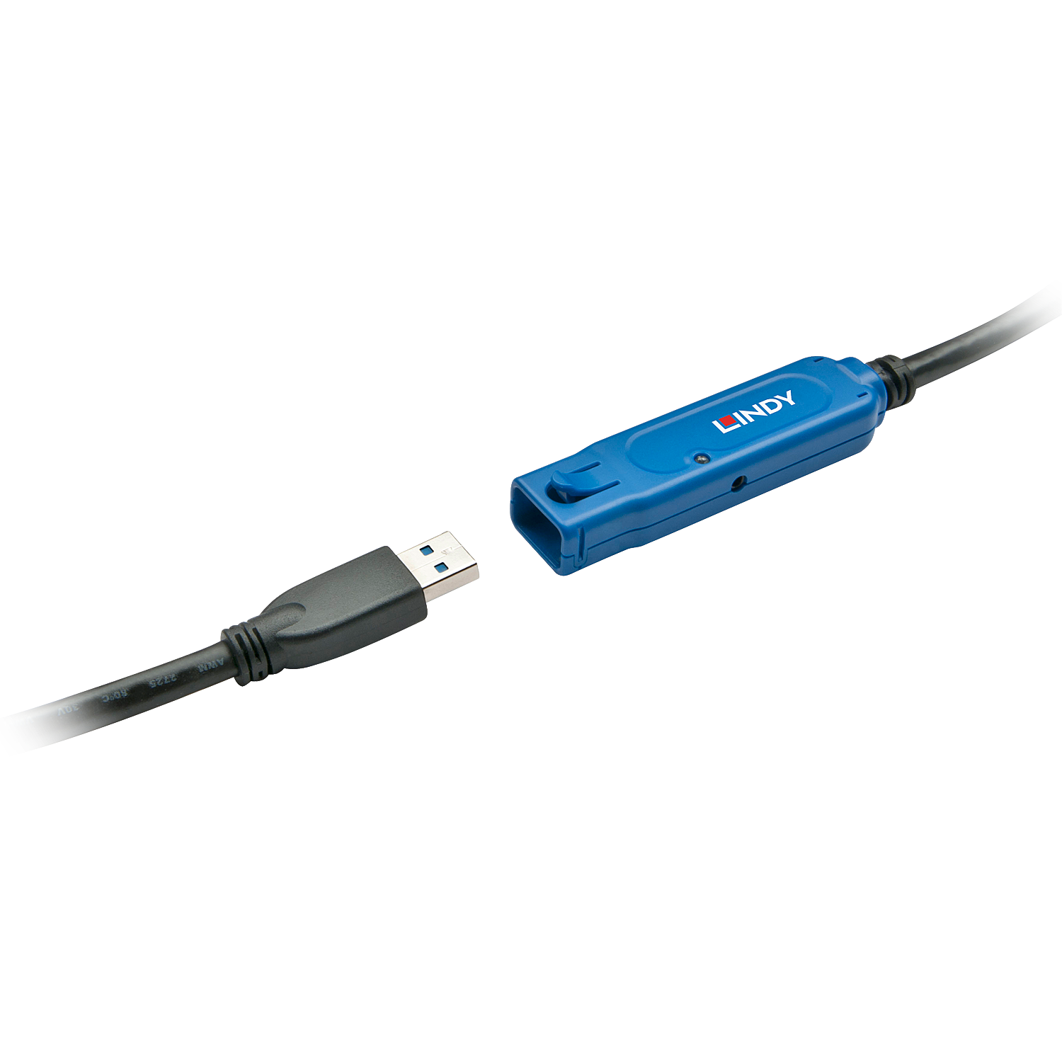 LINDY USB 2.0 Anschlusskabel 15 m Schwarz