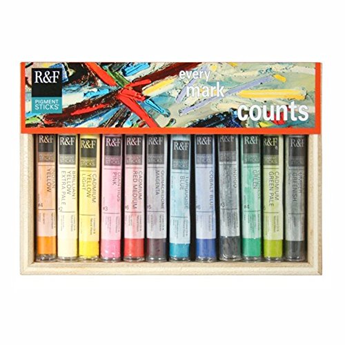 R&F Pigment Stick Maler-Set, 12 Stück