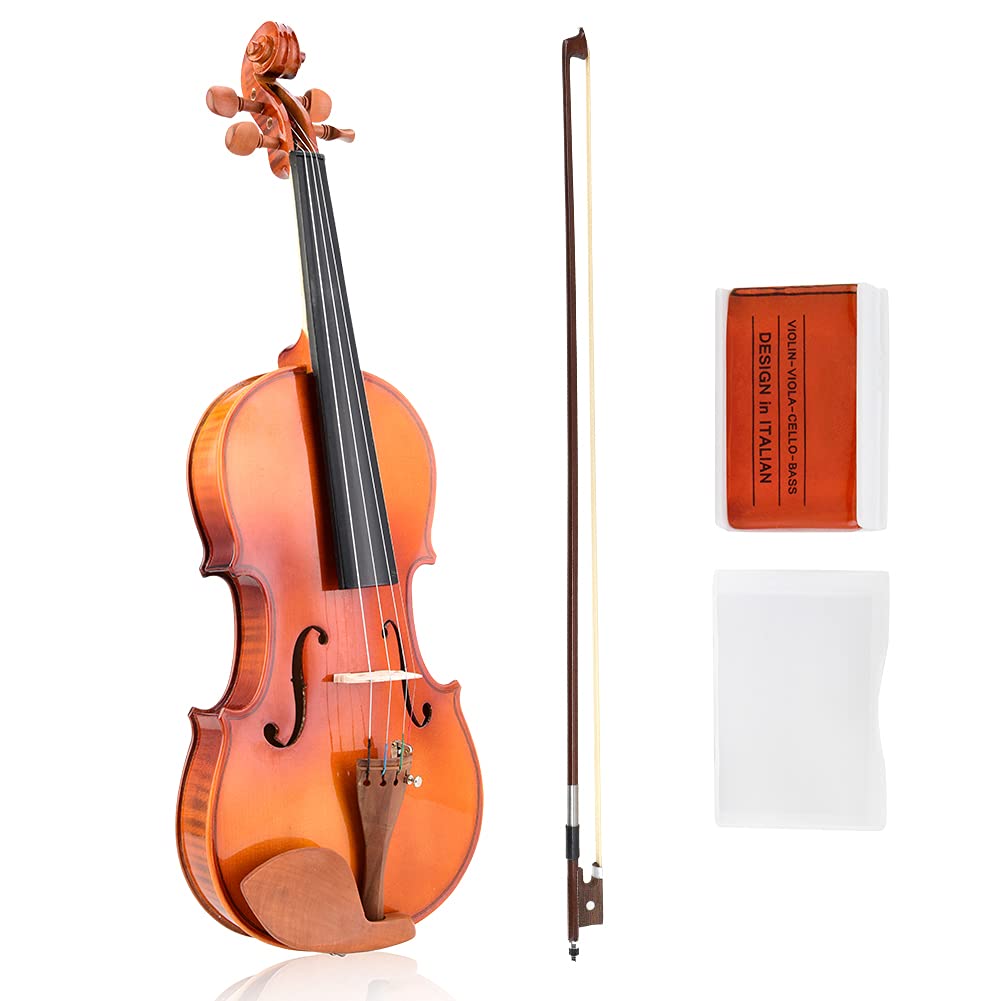 , tragbares festes Musikinstrument, für Anfänger Professionelle Verwendung Student General Purpose(AV-05 Mother Tiger Violin)