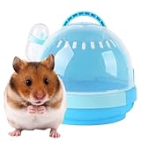 Transportkäfig für Kleintiere mit Wasserflasche, tragbar, kreativ, Hamster, Kleintierkäfige
