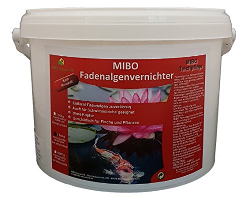 MIBO Fadenalgenvernichter 3000 g für 90.000 Liter Teichwasser Fadenalgen Stopp