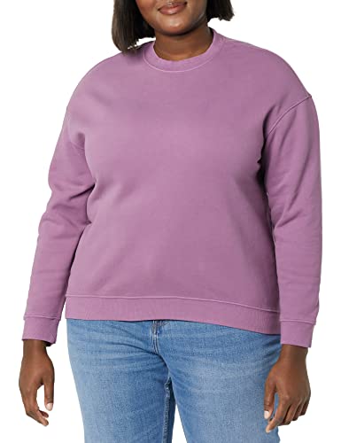 Goodthreads Damen Heritage Fleece-Sweatshirt mit Rundhalsausschnitt, Traube, XXL