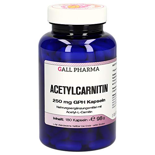Gall Pharma Acetylcarnitin 250 mg GPH Kapseln, 1er Pack (1 x 180 Stück)