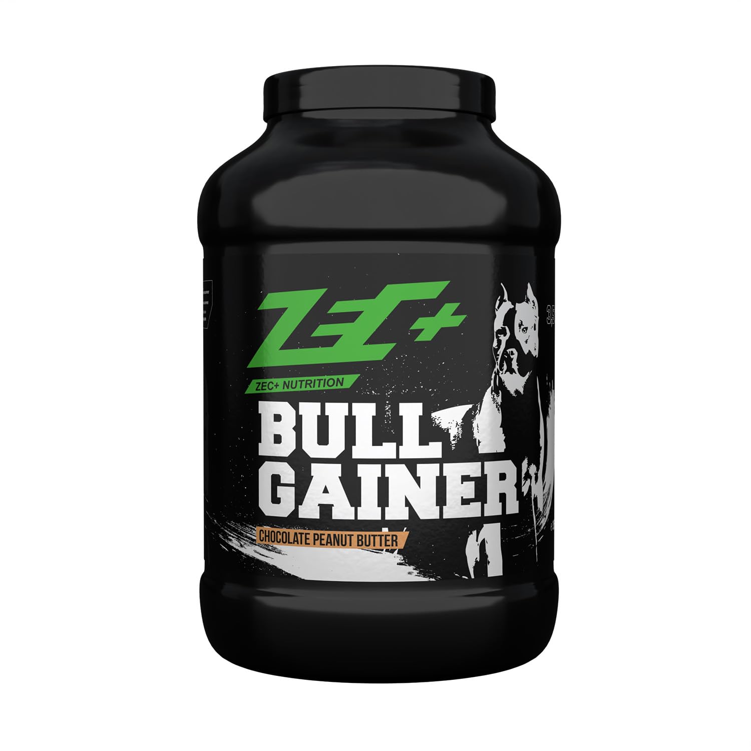 Zec+ Nutrition Bullgainer – 3500g, Geschmack Chocolate Peanut Butter │ Protein-Pulver mit Vitaminen, Aminosäuren und Kohlenhydrathen zum Masseaufbau, Made in Germany