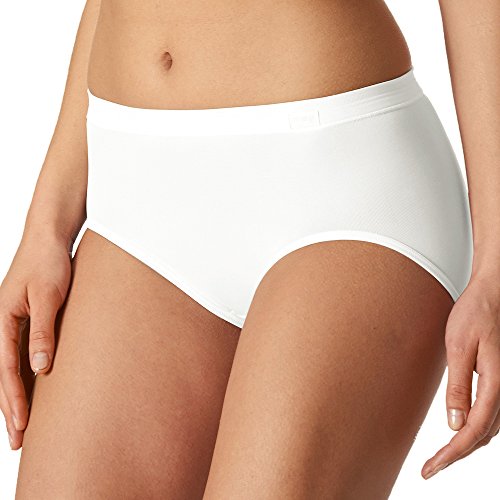 Mey 2er Pack Damen Taillen-Pants - 59209 Emotion - Farbe Weiß - Größe 44 - Slip ohne Seitennähte - Unterhose Große Größen - Maxislip - Taillenslip