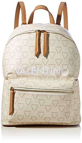 Valentino Bags Womens LIUTO Backpack, Ecru/Multi, one size