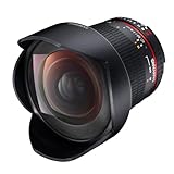 Samyang MF 14mm F2,8 Canon EF - Weitwinkelobjektiv für Vollformat & APS-C, Landschaftsfotografie, manueller Fokus, inkl. Tasche & Schutzdeckeln
