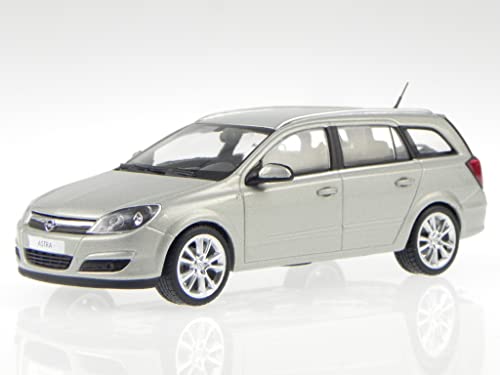 Opel Astra H Caravan silber grau Modellauto Schuco 1:43