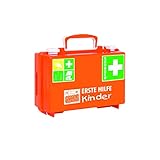 Söhngen Erste-Hilfe Koffer Quick-CD Kombi Schule orange (Notfall-Koffer für Kinder, Spezialfülllung für Kinder ab 6 Jahren, Kinder Verbandskasten, Verbände / Pflaster in Kindergrößen)