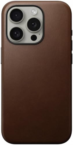 Nomad Leather Case iPhone 15 Pro Brown