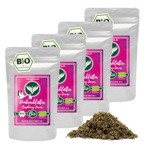 Azafran BIO Himbeer Blätter | Himbeerblätter Tee lose getrocknet | Himbeerblättertee 1kg