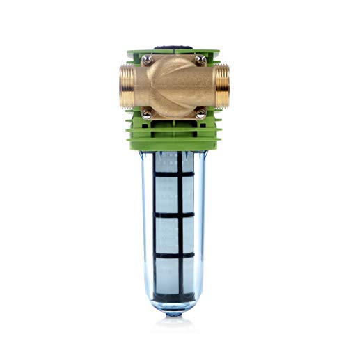 Grünbeck 101840 Feinfilter (Wasserfilter) BOXER KX - DN 32 (1 1/4") - zur Filtration von Trinkwasser, inkl. Zubehör, Mehrfarbig