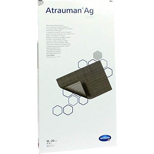 ATRAUMAN Ag 10x20 cm steril Kompressen CPC 10 St Kompressen