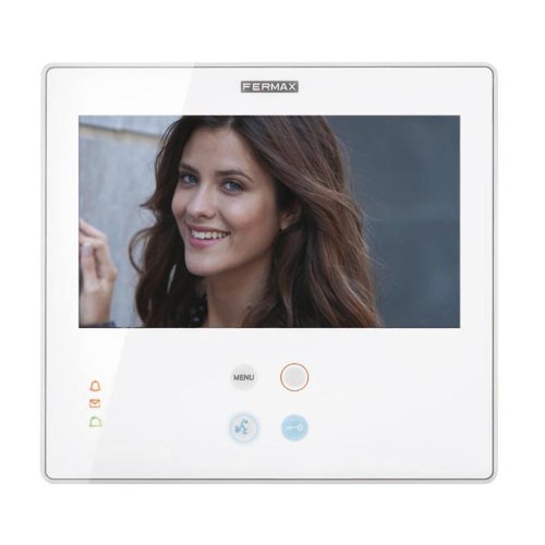 Fermax F06575 Smile Farb-Monitor 7'' Touch Weiss, 6575
