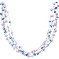 Valero Pearls, Perlen-Kette in transparent, Schmuck für Damen