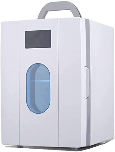 Samnuerly Autokühlschrank 10L/Mini-Kühlschrank, Dual-Use für Zuhause und Auto, Reise/Picknick, Aufbewahrung von Kosmetika, Lebensmittel, Outdoor-Reisekühlschrank