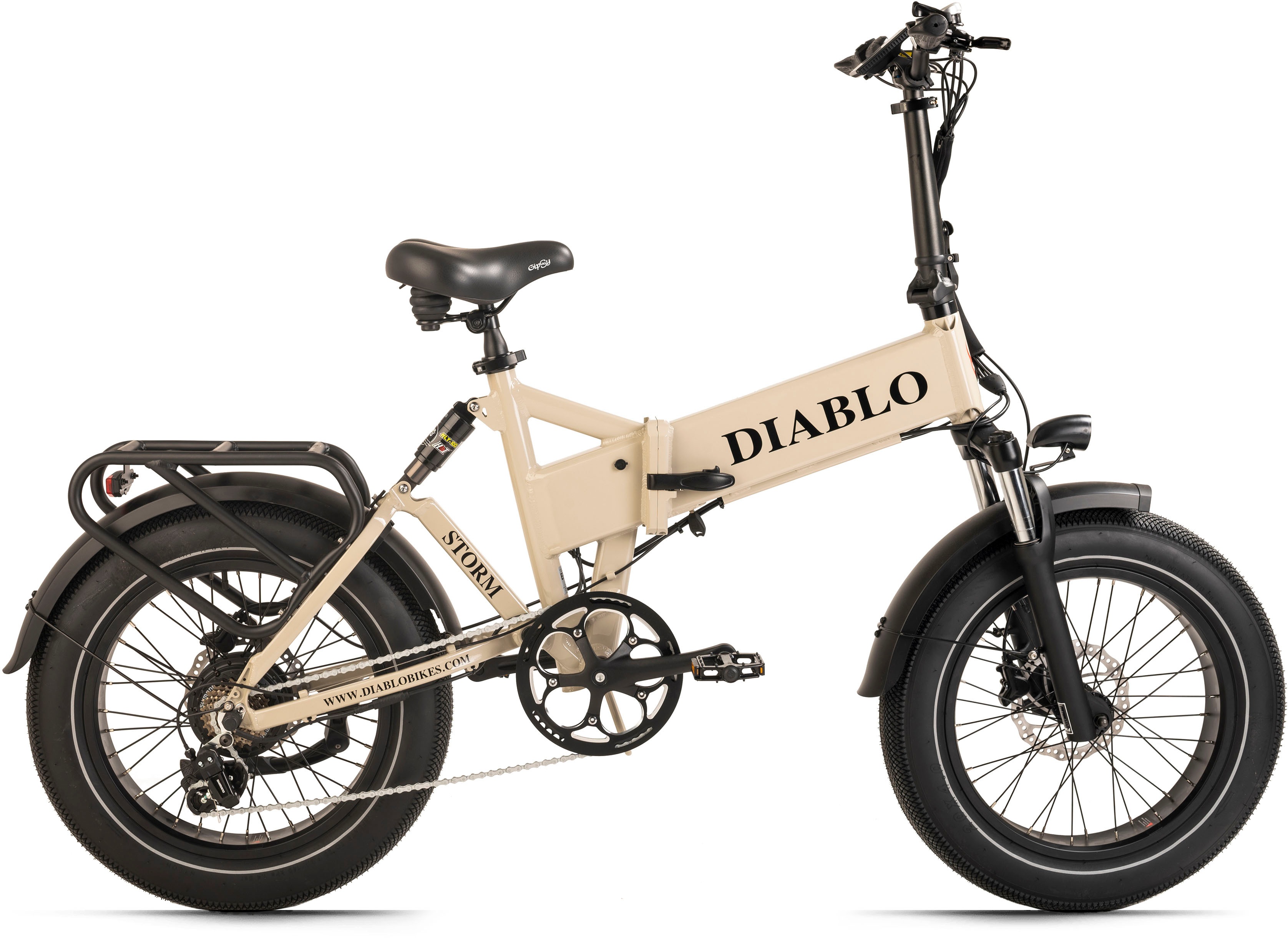 DIABLO BIKES E-Bike "Storm", 7 Gang, Shimano, Tourney, Heckmotor 250 W