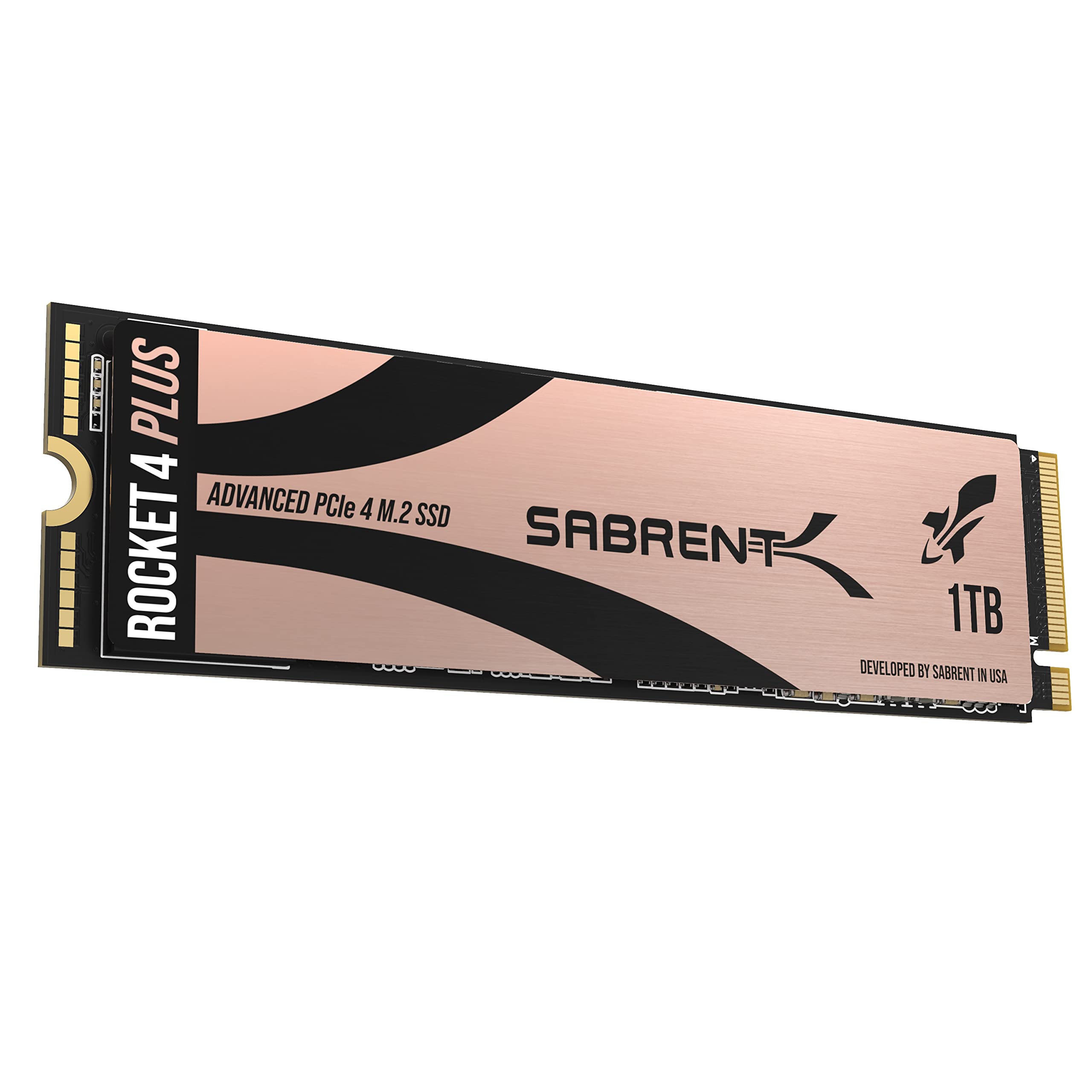 Sabrent M.2 NVMe SSD 1TB Gen 4, Internes Solid State 7000 MB/s Lesen, PCIe 4.0 intern Festplatte Für Gamer, kompatibel mit Playstation 5, PS5 Konsole, PCs, NUCs Laptops und desktops (SB-RKT4P-1TB)