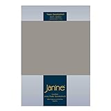 Janine Design Topper Comfort Jersey Spannbetttuch Vulkan, 90x190 cm - 100x220 cm