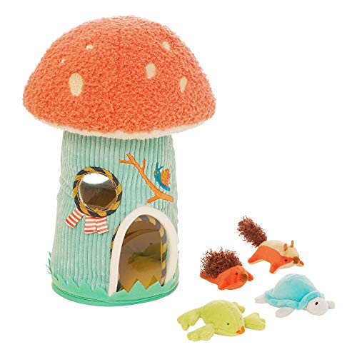 Manhattan Toy 159880 Toadstool Cottage Plüsch Füllen & Verschütten Baby und Kleinkind Aktivitätsspielzeug, Multicolor