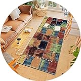 ACUY Teppich Wohnzimmer 40x120cm, Flur Teppich LäUfer rutschfest, rutschfest & leicht abwaschbar, für Wohnzimmer Flur Küche