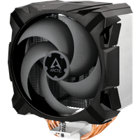ARCTIC Freezer A35 CO - Tower-CPU-Kühler, AMD spezifisch, für Dauerbetrieb, druckoptimierter 120 mm P-Lüfter, 0-1800 RPM, 4 Heatpipes, inkl. MX-5 Wärmeleitpaste - Schwarz