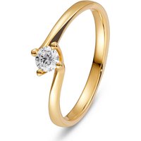 CHRIST Damen-Damenring 1 Diamant 54 Gelbgold 32012267
