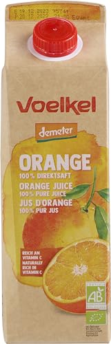 Voelkel Bio Orangensaft - im Ursprungsland erntefrisch gepresst (6 x 1000 ml)