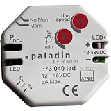 paladin 873040led 12-48 VDC, LED-Dimmer speziell konzipiert zur Steuerung von LED-Streifen / LED-Stripes, für die Unterputz-Montage