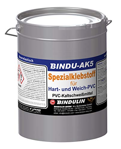 Bindu-AK5 PVC-Kleber hart- und weichkleber (9,2 Kilogramm)