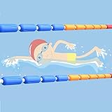 Schwimmbecken-Trennseil/Sicherheitsschwimmseil, Schwimmseile zum Trennen von Bahnen, Bojenschnur für Schwimmwettbewerbe - Unterscheidung zwischen Gewässern (Color : Steel Wire Rope