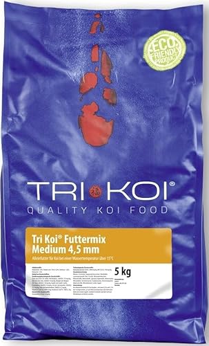 Tri Koi® Futter Mix Medium (4,5mm) über 15°C, 15 kg