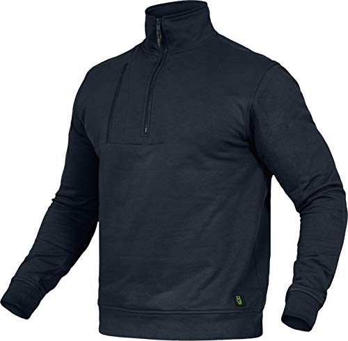 Leib Wächter Flex-Line Troyer Pullover Arbeitspullover (Marine, XL)