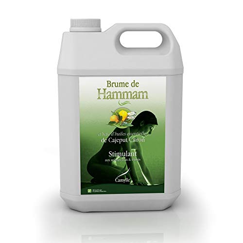 Camylle - Brume de Hammam - Emulsion von Ätherischen Ölen für Dampfbad - Kajeput/Zitron - Stimulierend - 5000ml