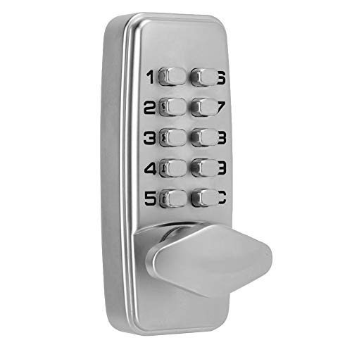 Alupre Tür Passwort,2 bis 4 Digits Mini Mechanische Code Lock Kabinett Innen Außen Tür Passwort-Sicherheit Kodeschloss
