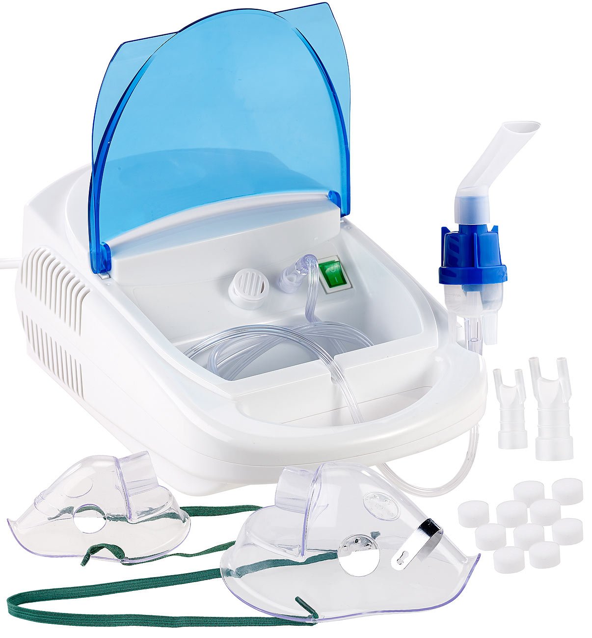 newgen medicals Inhaliergerät: Medizinischer Tisch-Inhalator für Erwachsene und Kinder (Inhalationsgerät, Inhaliergerät Kinder, Inhalation)